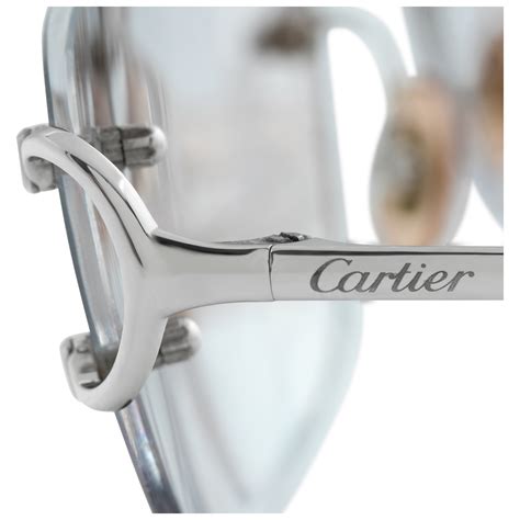 cartier eyeglasses rimless.